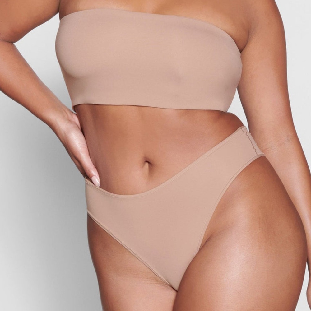 SKIMS BANDEAU BRA BRALETTE IN SIENNA SIZE LARGE